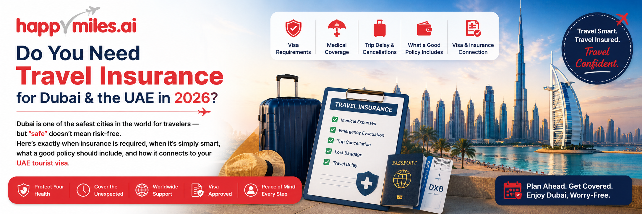 Travel insurance for Dubai and the UAE in 2026